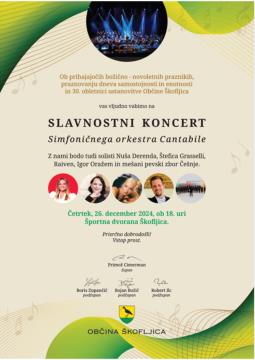 VABILO SLAVNOSTNI KONCERT CANTABILE 2024